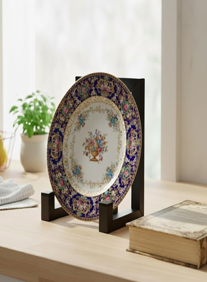 XINWXSS 3 Pcs Large Plate Stands, 8 Inch Display Metal Frame Plate Holder Display Stand Decorative Table Top Easels for Picture, Book, Platter, Photo Easel - Image 2